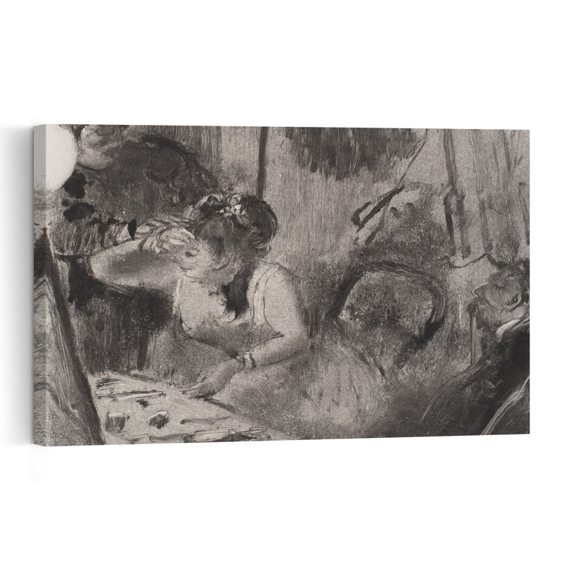 Intimité, vers 1877-1880. Estampe d'art mural abstrait contemporain., H 40 po x l 60 po