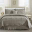 4 Piece Damask Oversized Embroidery Bedspread Set-21301791-21301800
