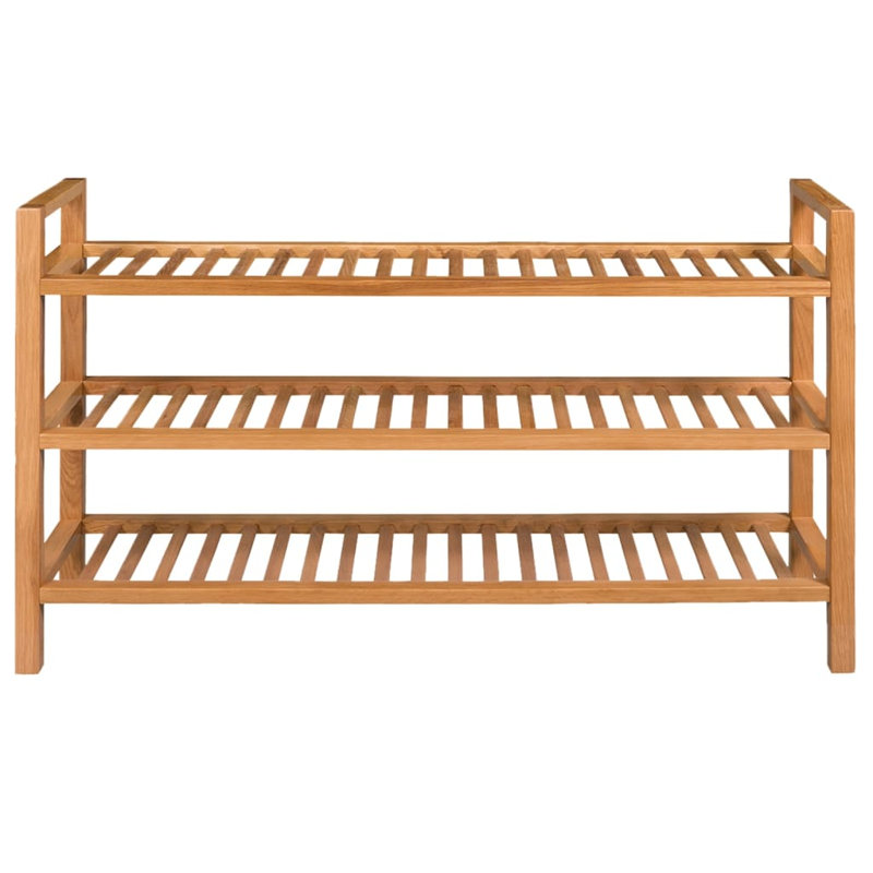 15 - Pair Solid Wood Flip Down Shoe Storage