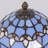 11.8H Tiffany Table Lamp Stained Glass Baroque Style LED Bulb Included