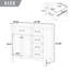 Ensemble de meuble-lavabo simple 35,98 po Joannes-88101116
