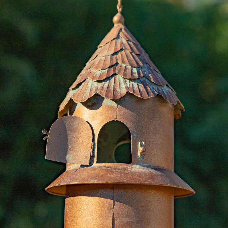 Assortiment de carillons pour oiseaux suspendus en cuivre antique "The Homestead Collection" (ensemble de 4)