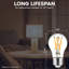 LUXRITE A15 Edison LED Bulb, 8.5W=60W, Dimmable, 3000K Soft White, Enclosed Fixture Rated, 750LM, CRI90, E26, Title 20 Compliant, UL Listed 12 Pack-122485907