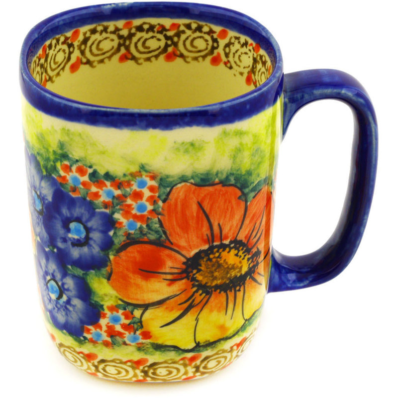 Terresa Handmade Stoneware Coffee Mug, 10 oz
