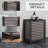 Bamboo Laundry Basket Hamper With Lid & Removable Liner Bag-959615659