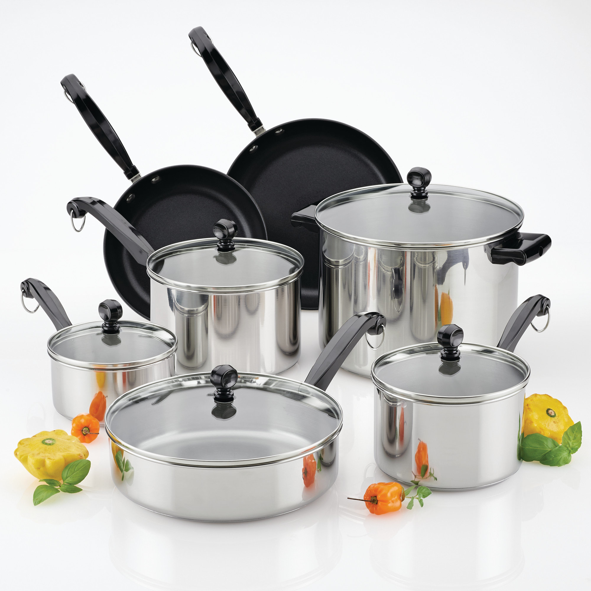 Farberware Classic Series Stainless Steel Cookware Pots and Pans
