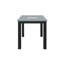 Table de salle à manger grise et noire avec ensemble de chaises