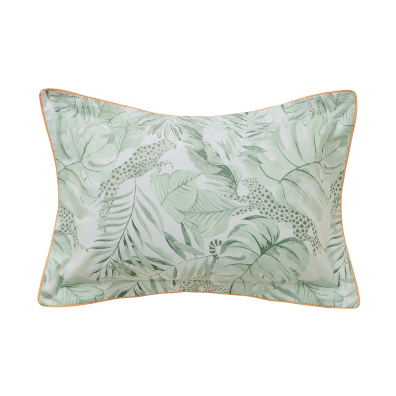 Tropical Safari Cotton Cover Set, Kingsize Duvet Cover  + 2 King Pillowcases