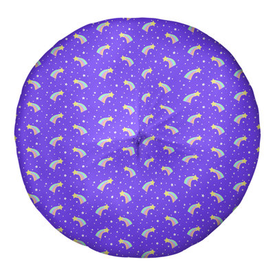 Coussin de sol capitonné Katelyn Elizabeth