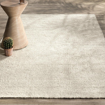 Blythe Hand Woven Performance Cream Fabric Rug