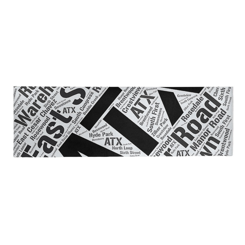 Chenille Indoor Rug, Runner 2.5' x 8'