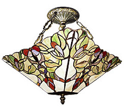 Glass Semi Flush Mount