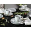 Square Piece Porcelain China Dinnerware Set - Service for 6