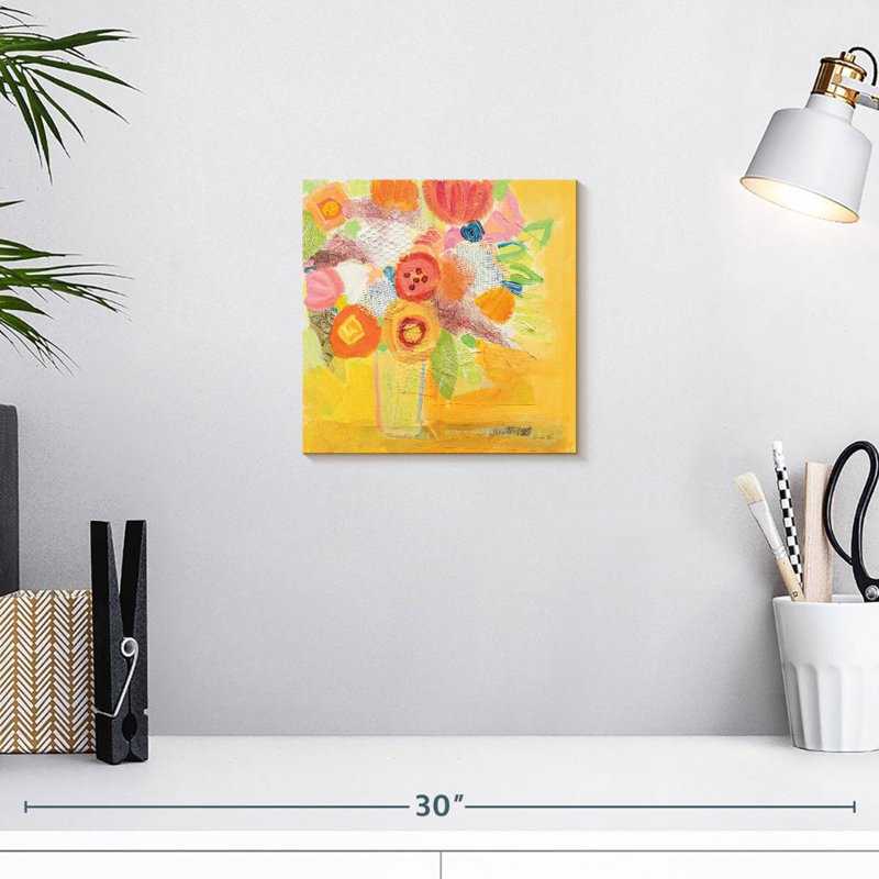 Harnek floral jaune brumeux
