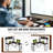 L-Shaped Metal Base Computer Desk-75185449