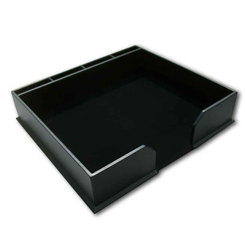 Polston Leather Desk Organizer