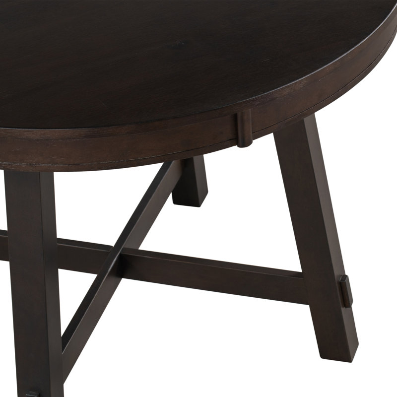Table de salle à manger extensible avec rallonge, Noir