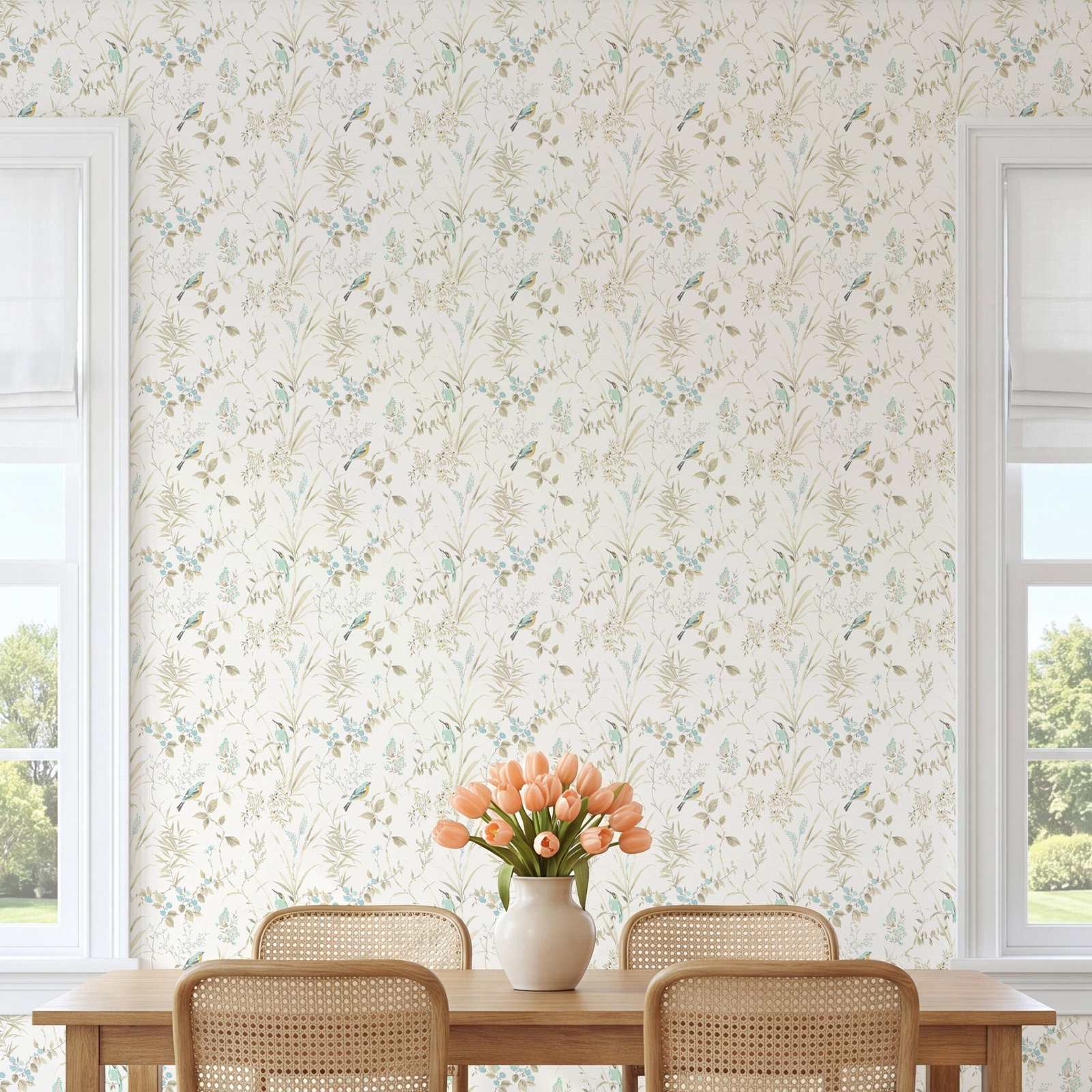 Stevenson Wallpaper Roll, Beige
