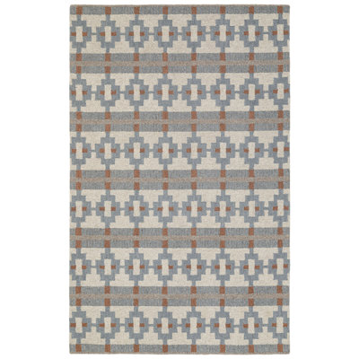 Elsey Hand-Tufted Geometric Wool Rug
