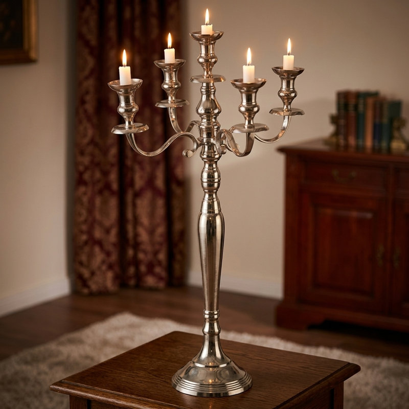Hampton 30.7'' H Metal Tabletop Candelabra