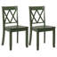 Deni 17" Wide Cross Back Dining Chairs-2081886375