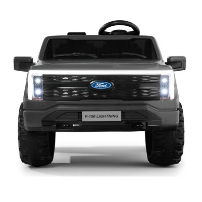 Camion 2 places 24V 9AH Ford F-150 Lightning Edition avec roues EVA, musique Bluetooth, RC