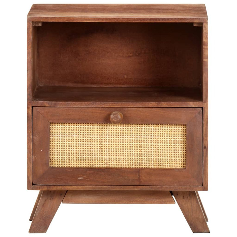 Remo 40cm W Solid Wood Bedside Table