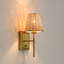 Black Base Rattan Wall Lamp(Set Of 2)-2089581691