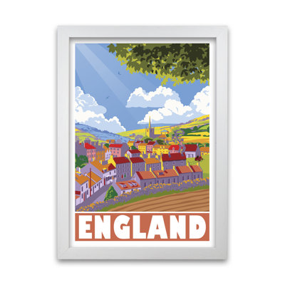 England Village by Stephen Millership - Print