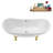 71" Streamline Clawfoot Tub,Tray,Drain and Clawfeet-101628945-102360907