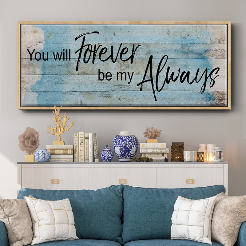 Forever Always - toile encadrée