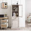 Armoire de rangement haute, armoire autoportante avec tablettes, armoire avec tiroir pour le salon, la cuisine, la salle à manger