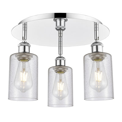 Ervine Glass Semi Flush Mount