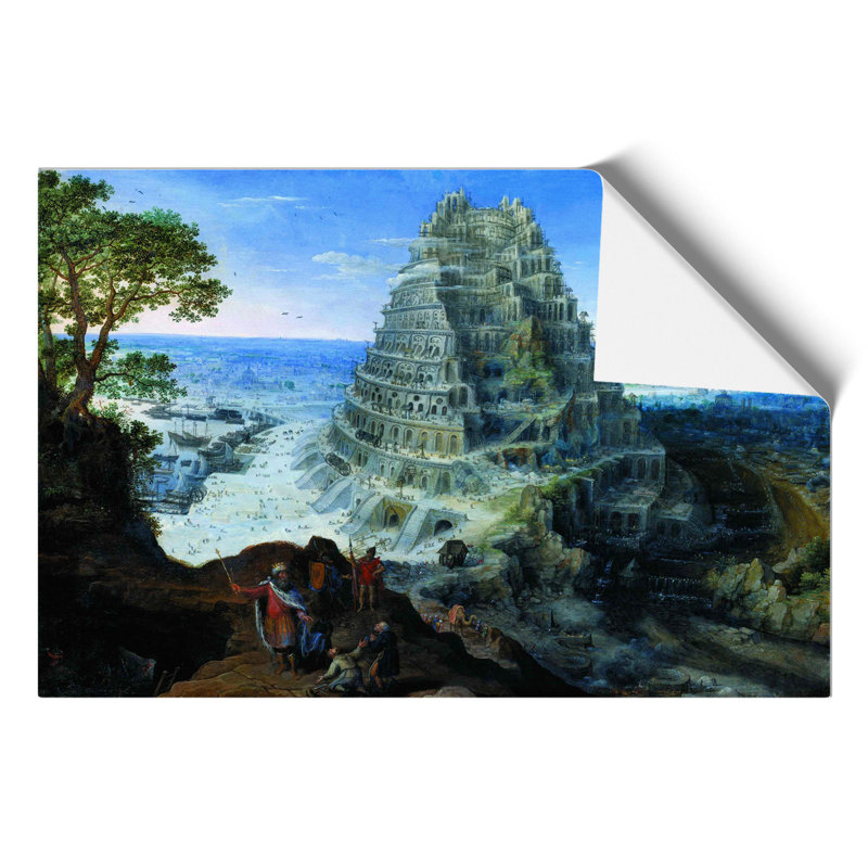 Babel by Pieter Bruegel the Elder - Unframed Painting, 42cm H x 59cm W x 0.1cm D