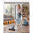 Canister Vacuum Cleaner 1000W 17 kPa Portable Bagless Canister Vacuum, for Carpets, Hardwood Floors, Pet Hair, Adjustable Strong Suction, Easy-to-Clean Filter, with Hose, Cleaning Attachments