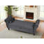 Banc de rangement en velours Larain-1869841122