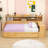 Wooden Daybed with Storage Shelves,  Trundle Bed and Study Desk-1630810311-1630810307