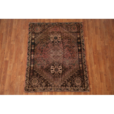 Antique Wool Traditional  Rug 4x5
