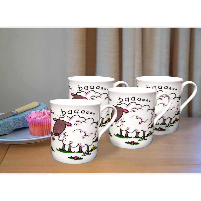 Baa Baa Sheep Evianna Bone China Mugs