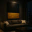 Art mural sur toile Gilded Silence par - cadre brun-1941592382