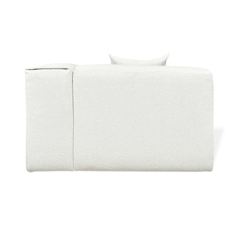 Nest Modular Right Arm Chair, Morris Bone