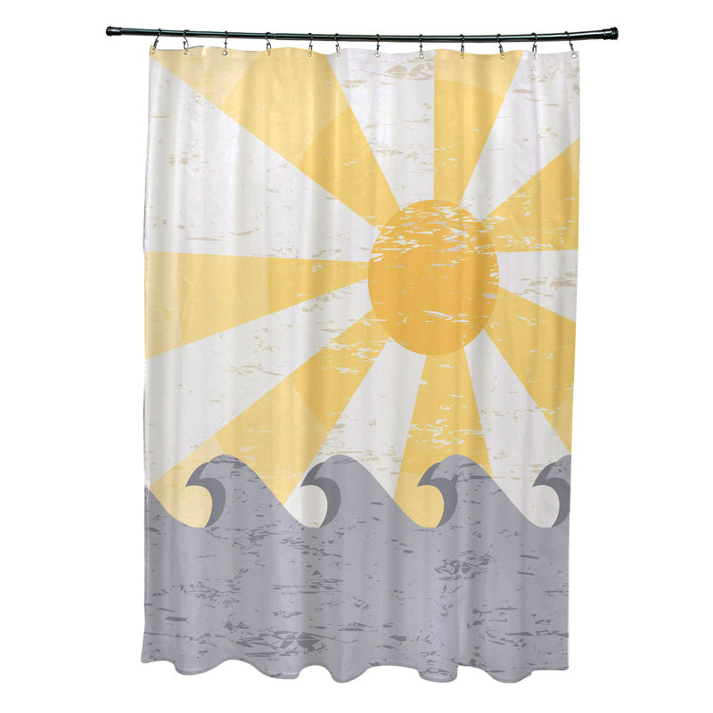 Rideau de douche Keppler, Jaune