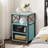 Kempst Nightstand Set 2, Small Bedside Table with Drawers, Narrow Side End Table with Open Shelf, 2 Drawer Dresser for Bedroom/Living Room/Dorms-412447126-477887918