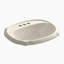 Portrait® 8 Degree Oval Drop-In Bathroom Sink with Overflow-10940337-19195589
