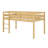 Twin Size Wooden Low Loft Bed With Included Ladder