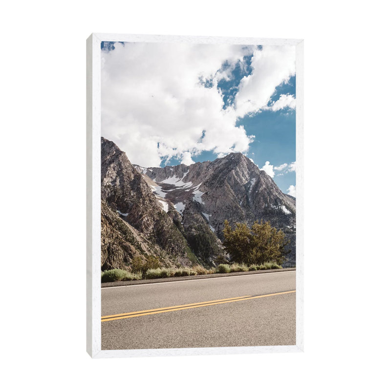 Yosemite Drives III 1 Piece Wall Art on Canvas, 152.4cm H x 101.6cm W x 3.81cm D, White Framed