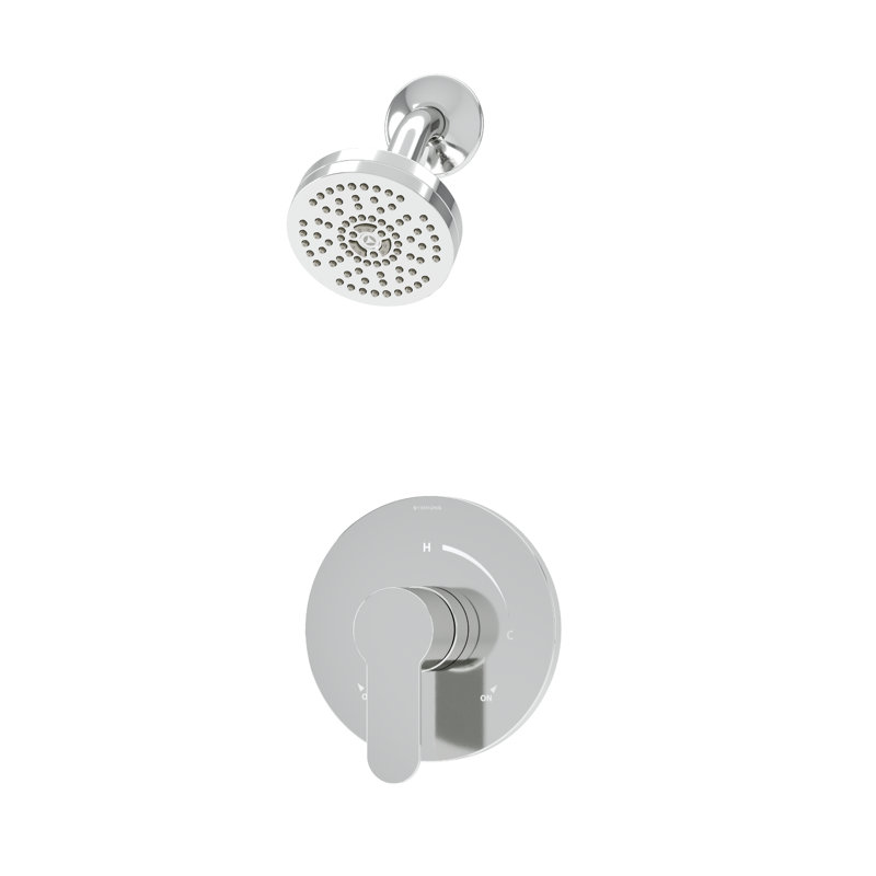 Garniture de douche Identity, Chrome poli