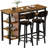 Euphemie Rectangular 15.7'' L x 47.2'' W Dining Set-113397391