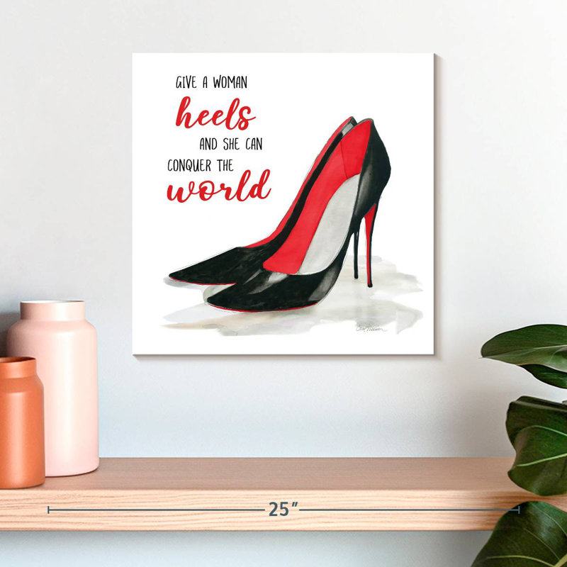 Tergel Conquer Heels, 16" H x 16" W