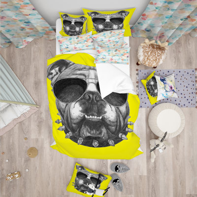 Ensemble de housse de couette tropical